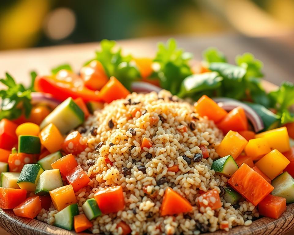 Benefícios Nutricionais da Quinoa e Legumes