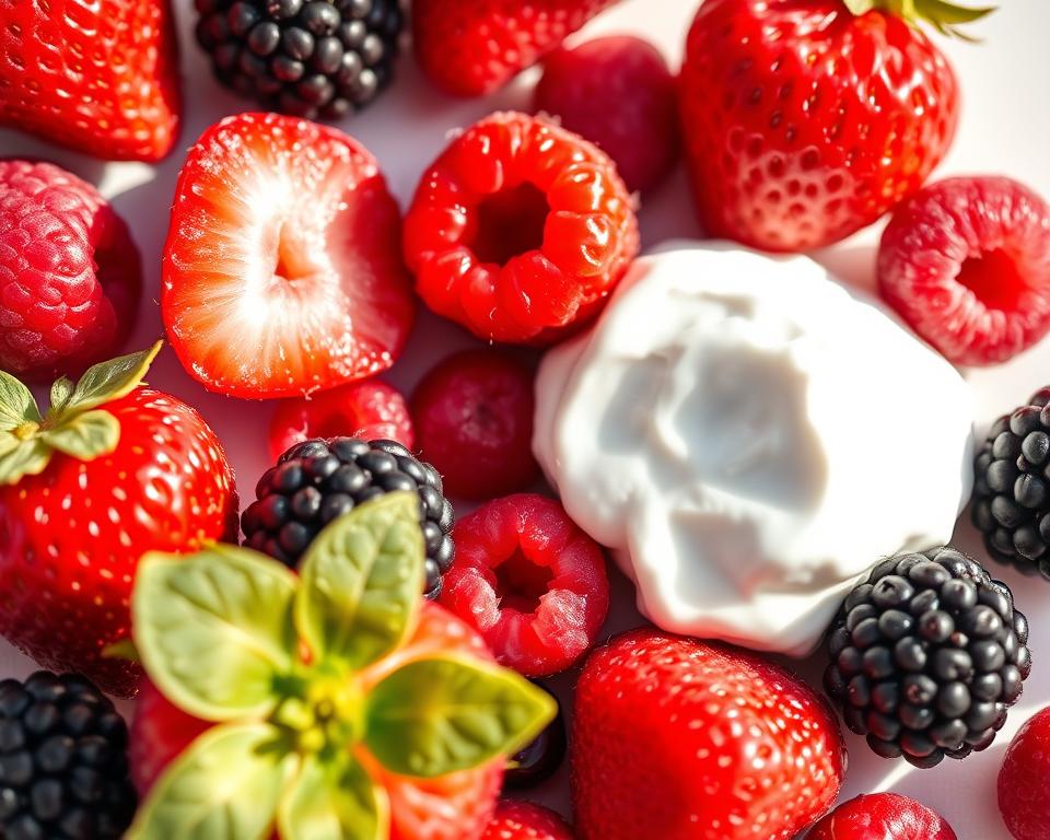 Benefícios das Frutas Vermelhas e Whey Protein