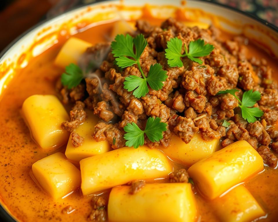 Escondidinho de Mandioquinha com Carne Moída