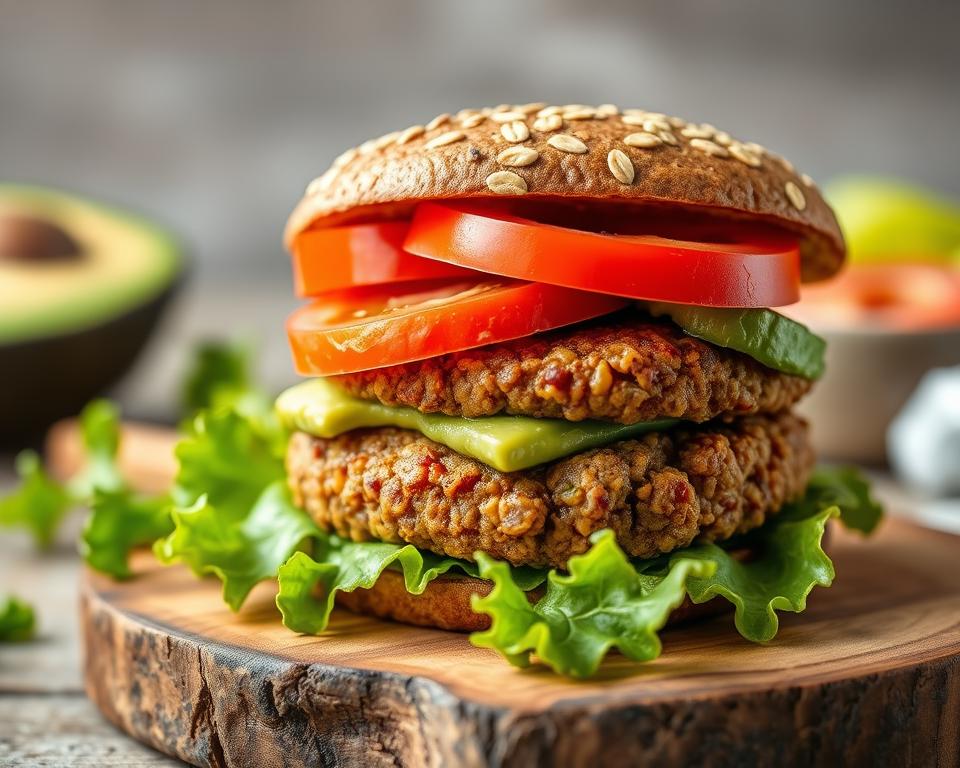 Hambúrguer de Lentilha com Aveia