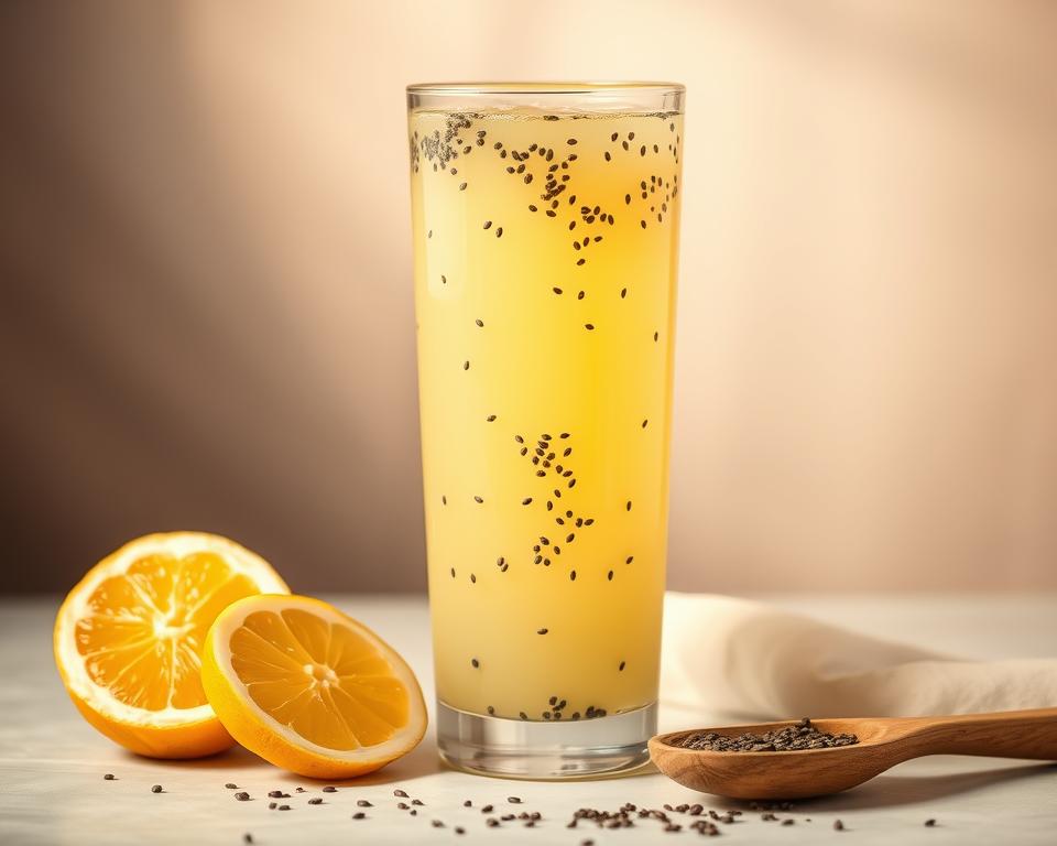 Limonada com Semente de Chia