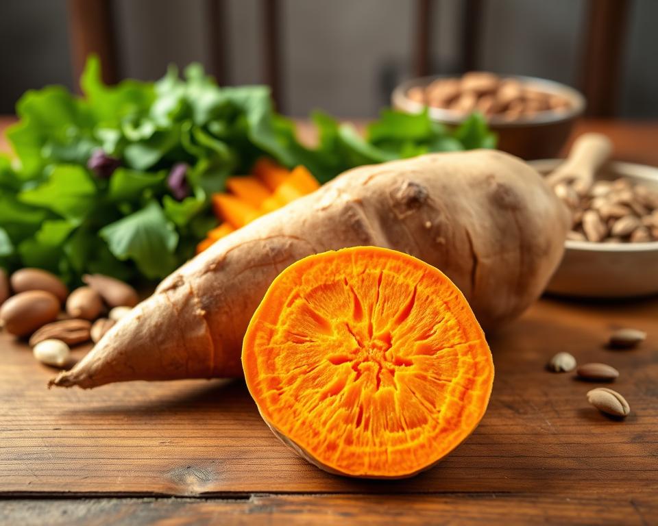 benefícios nutricionais da batata doce