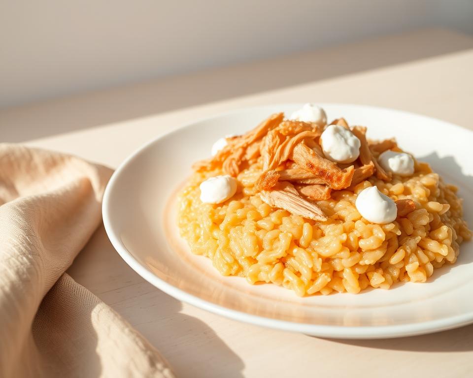 crepioca de frango com cottage