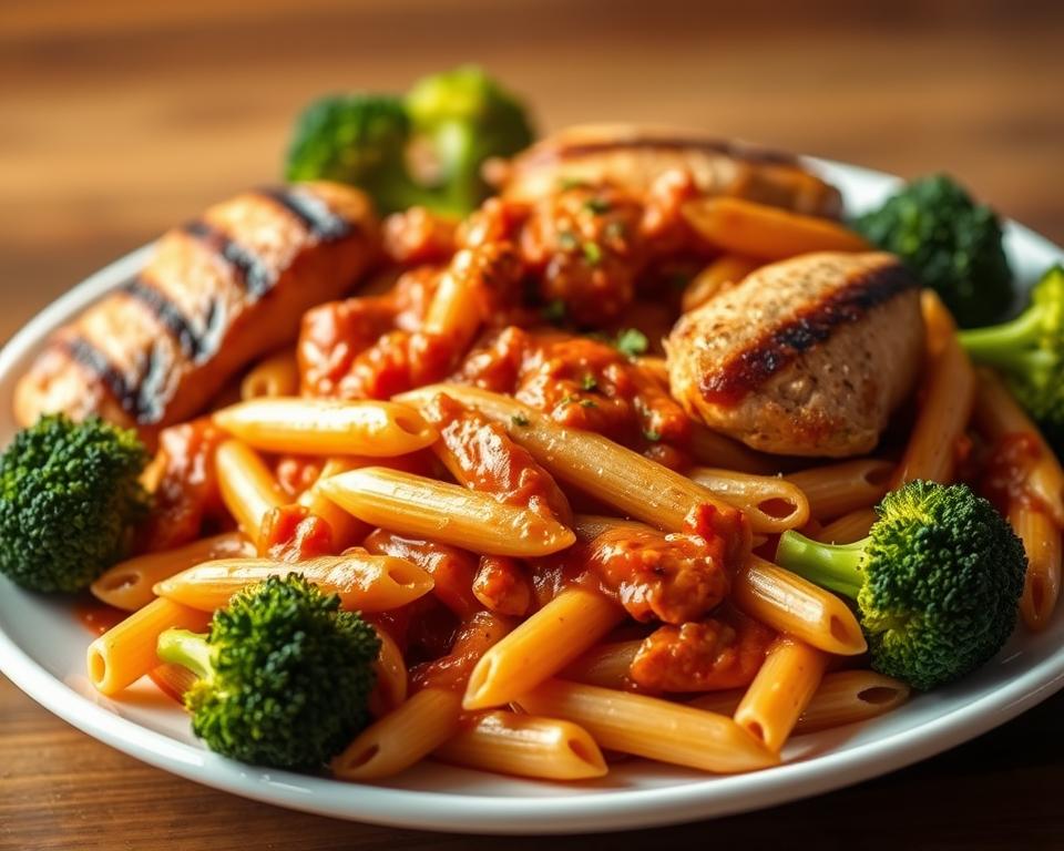 receita de penne integral